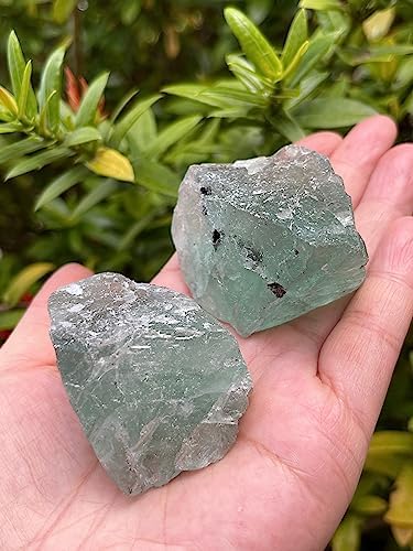 GAF TREASURES Natural Green Fluorite Stone 1 Piece