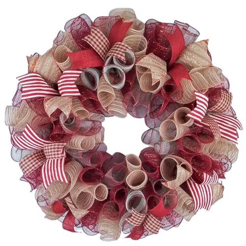 Elegant Handmade Wreath for Front Door