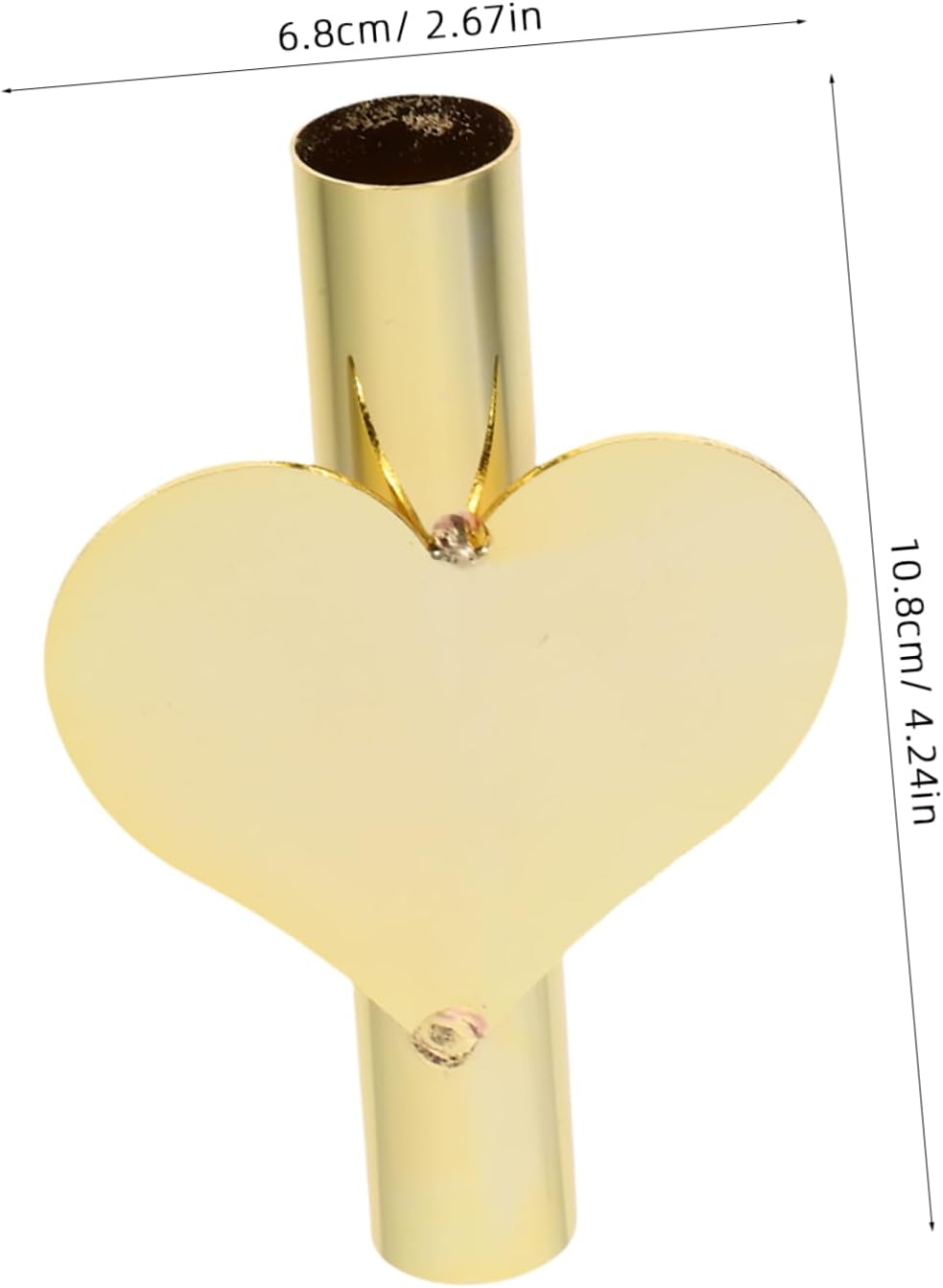 BESPORTBLE Heart-Shaped Wall Vase for Dried Flowers
