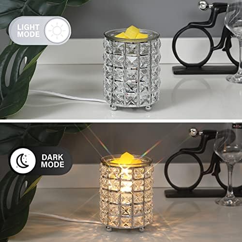 Leyoue Wrought Iron Crystal Wax Melt Warmer Electric Oil Burner