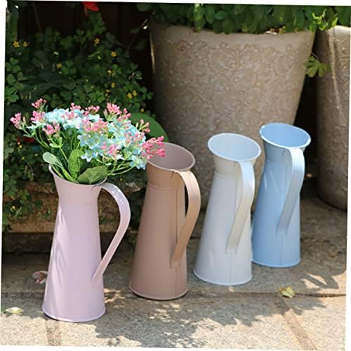 2pcs Simple Iron Vase for Modern Flower Arrangement