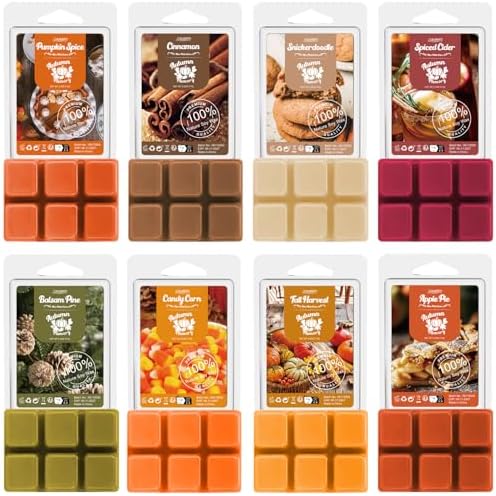 Salubrito Fall Scented Wax Melts Variety Set 8pcs