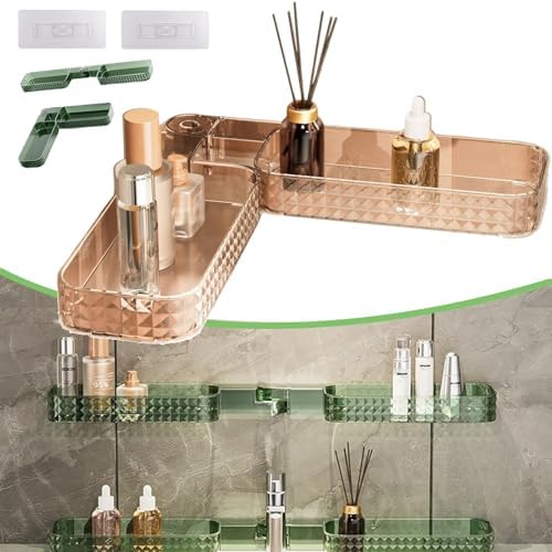 Gdsafs U Shaped Rotating Corner Shelf for Bathroom Kitchen