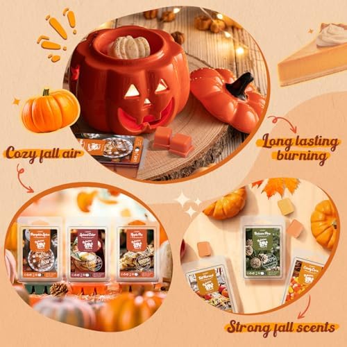 Salubrito Fall Scented Wax Melts Variety Set 8pcs