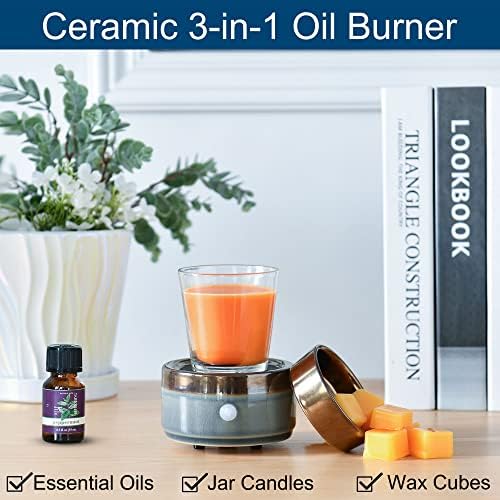 Kobodon 3-in-1 Ceramic Electric Wax Melter for Candles and Fragrance