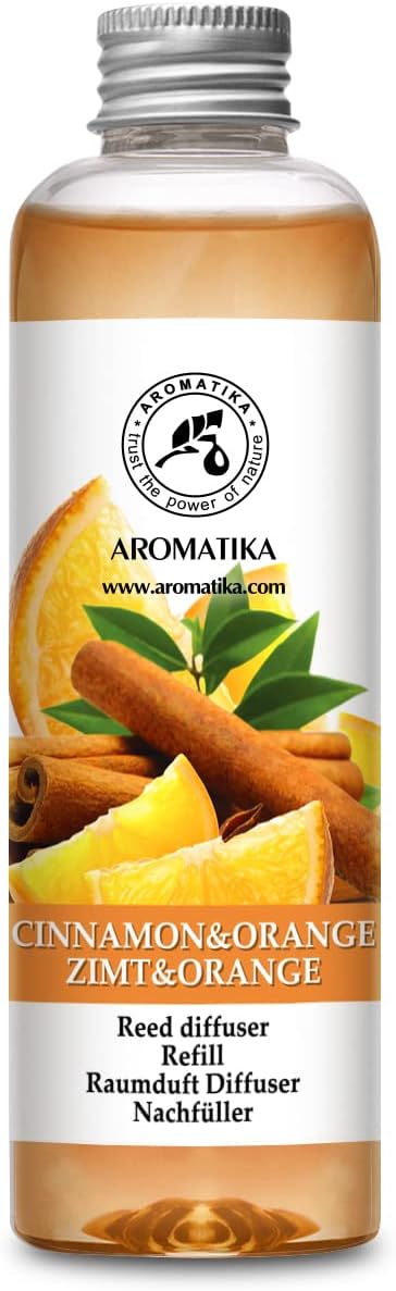 Cinnamon Orange Diffuser Refill 68 Fl Oz for Relaxation and Holiday Cheer