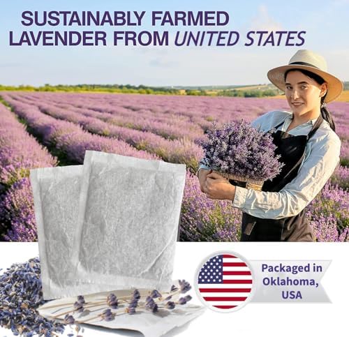 Ultra Essentials Lavender Sachets Fresh Natural Fragrance 4 Pack