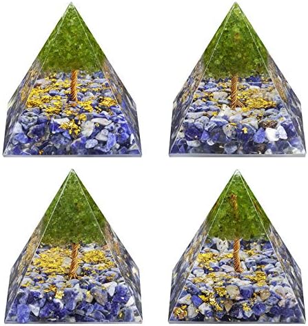 Tumbeelluwa 236in Sodalite Crystal Pyramid Energy Generator