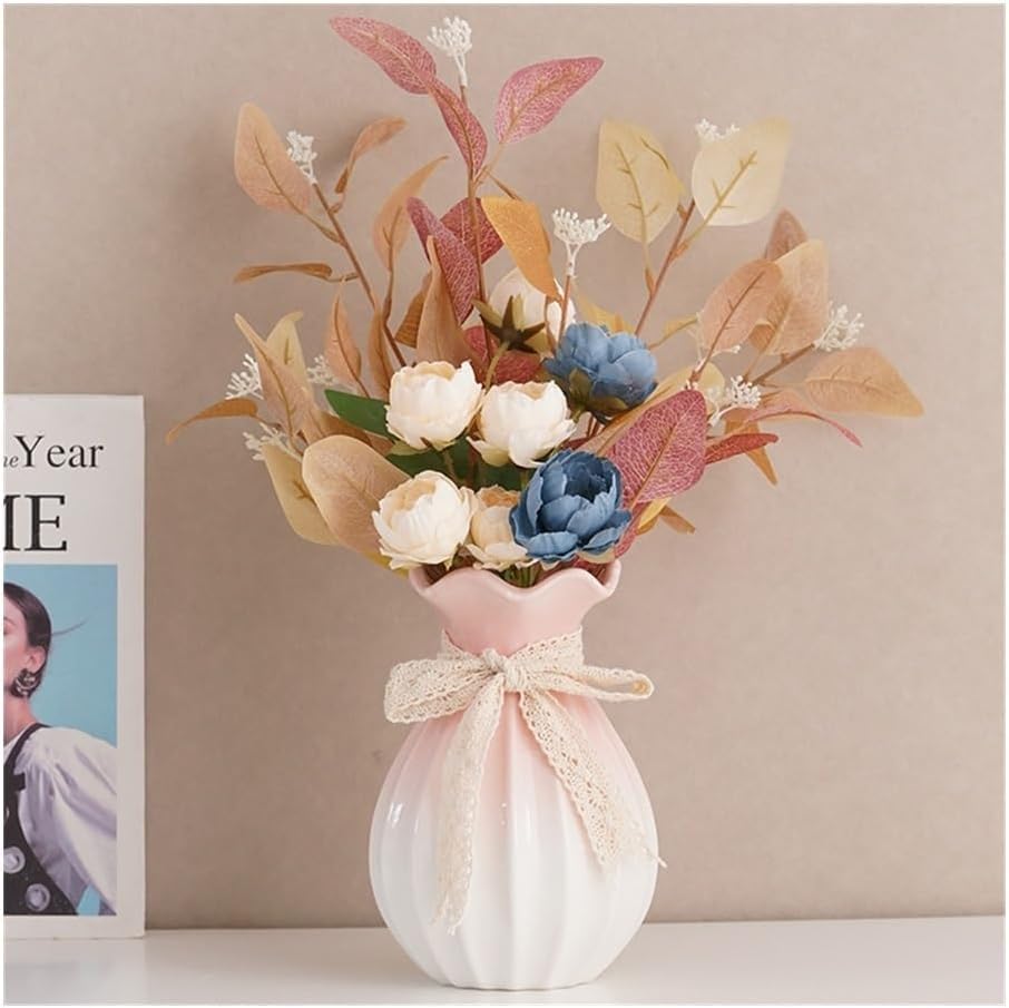 Gradient Ceramic Vase for Dried Flowers Decor