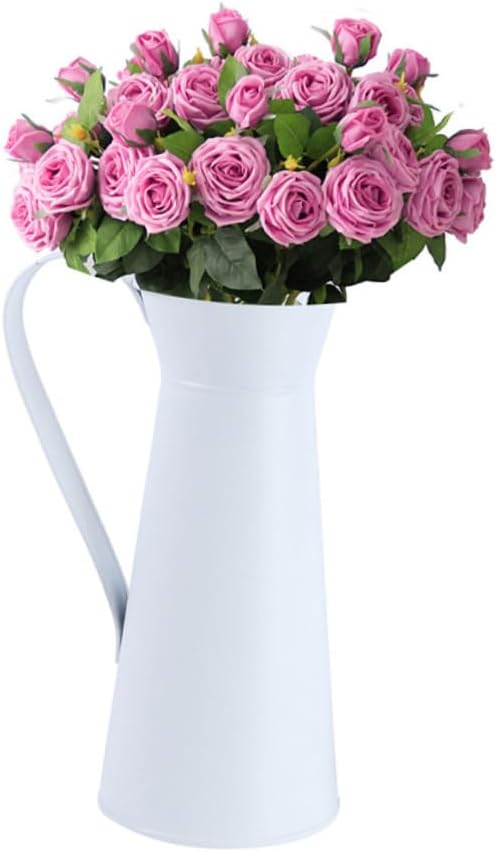 2pcs Simple Iron Vase for Modern Flower Arrangement