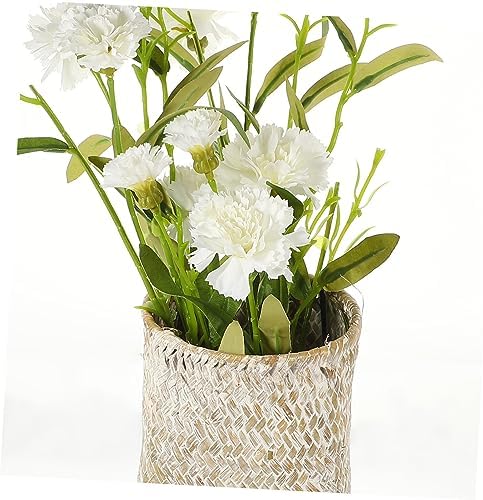 Seagrass Woven Flower Vase for Home Office Decor