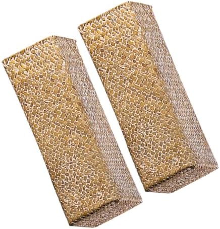 Zerodeko Rustic Woven Flower Vase Set of 2
