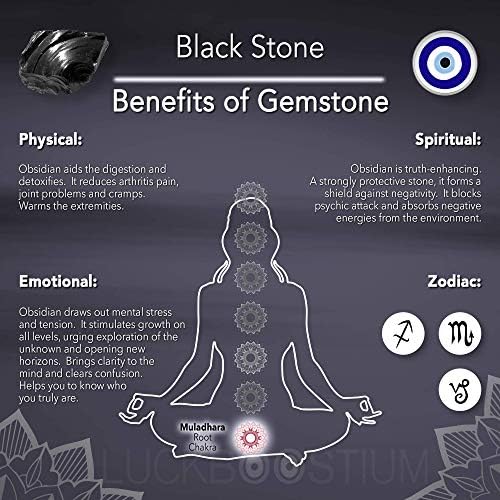 LUCKBOOSTIUM Hamsa Protection Amulet - Evil Eye Car Hanging Ornament