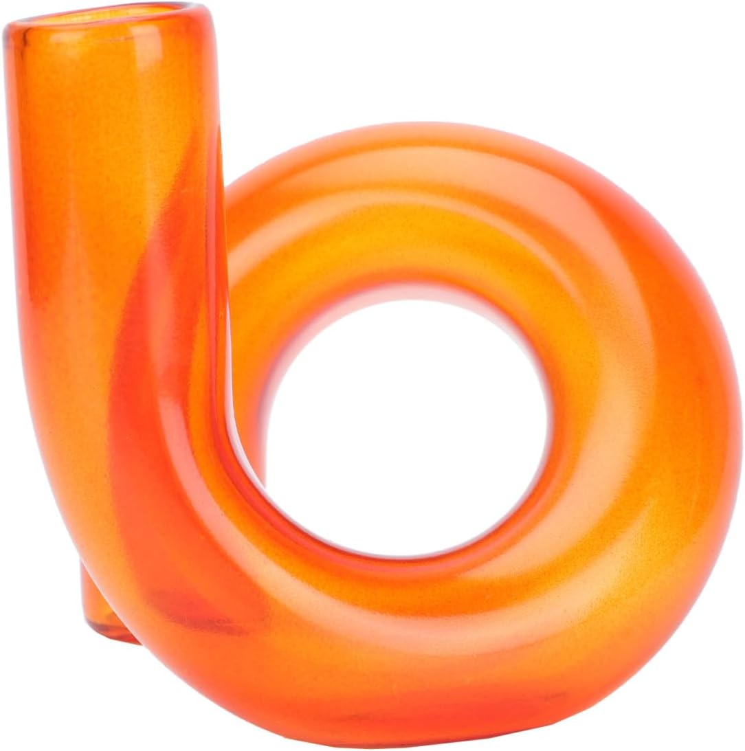Amosfun Glass Vase for Modern Home Decor