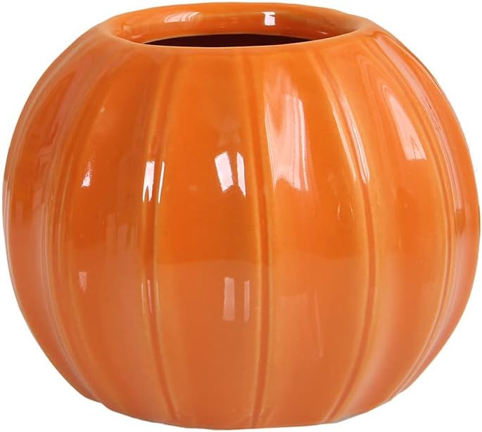 WAIT FLY Creative Pumpkin Ceramic Vase for Flowers