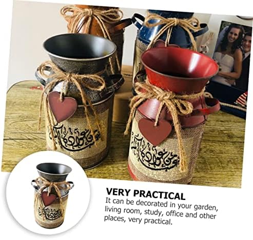 ERINGOGO 2pcs Vintage Flower Bucket Vase