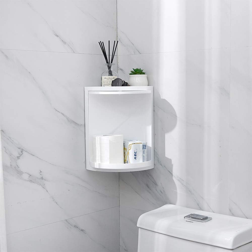 Multifunction Corner Shelf with Rotating Design