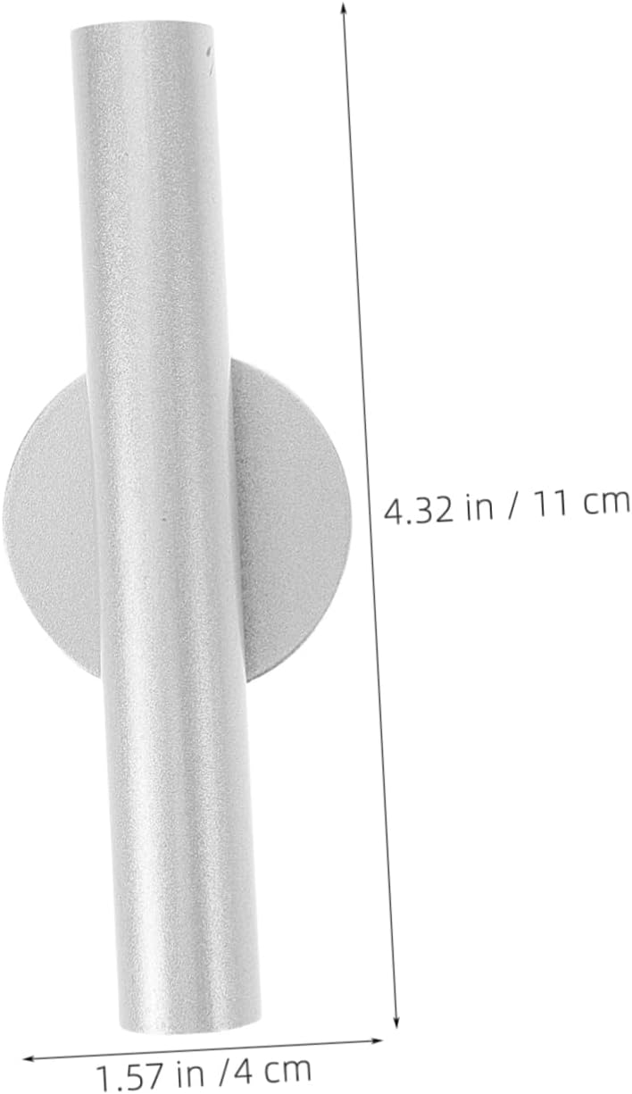 Zerodeko Wall-Mounted Metal Flower Vase Holder No Drilling Required