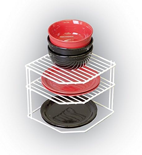 Grayline 40316 White Corner Helper Shelf