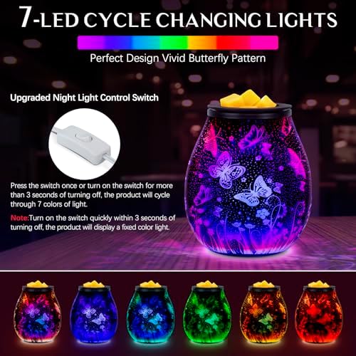 EQUSUPRO Electric Wax Melter with 3D LED Light