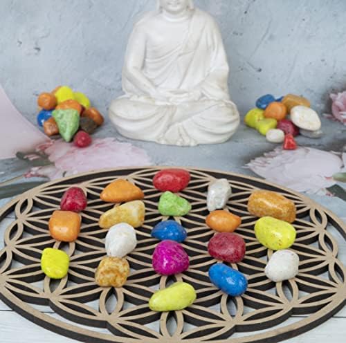 Colorful Artificial Tumbled Stones - 13 Pieces Set