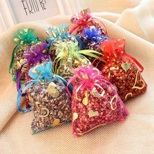 30 Pack Rose Sachet Bags for Home Wardrobe