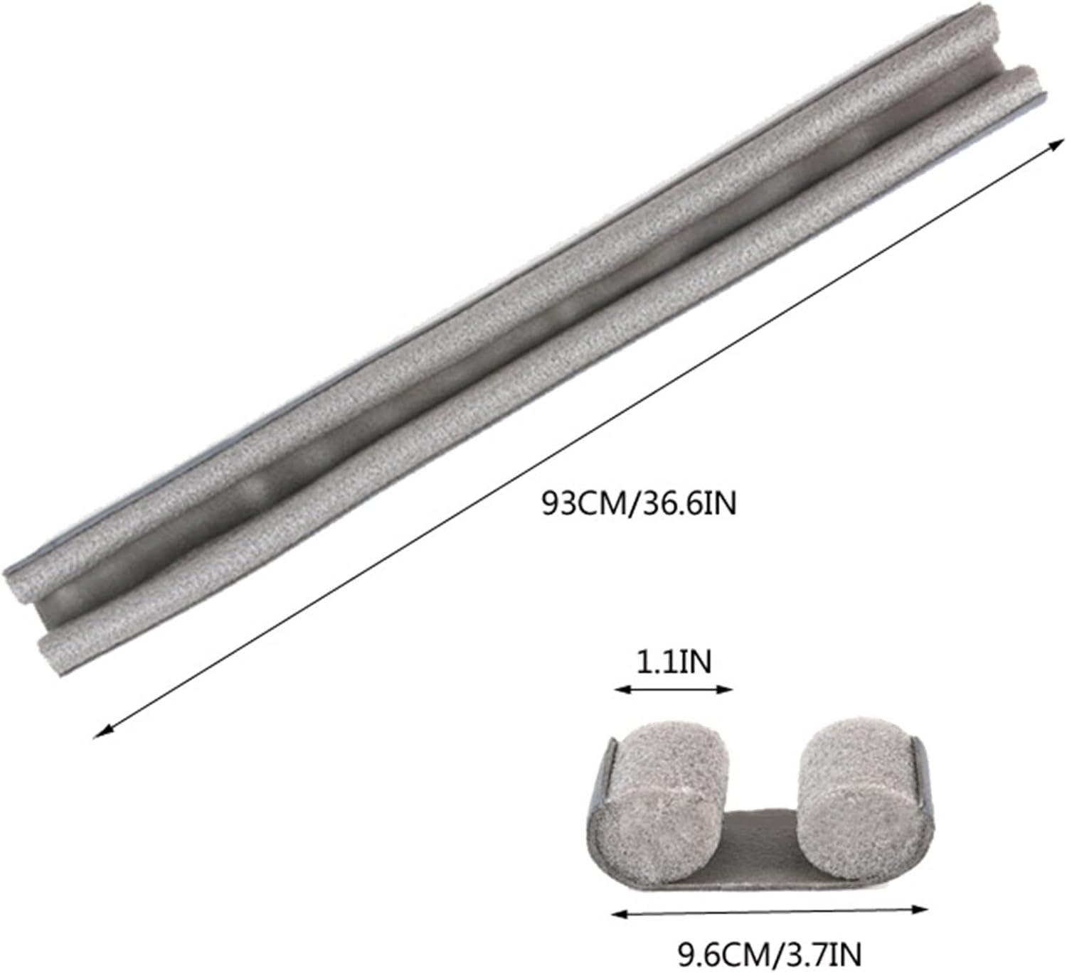 Door Draft Stopper 366 Inch Grey Energy Efficient
