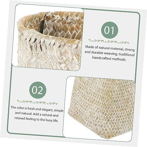Woven Flower Vase Handmade Seagrass Dried Flower Holder