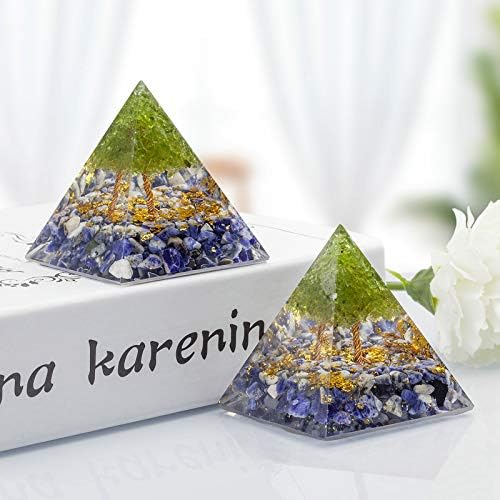 Tumbeelluwa 236in Sodalite Crystal Pyramid Energy Generator