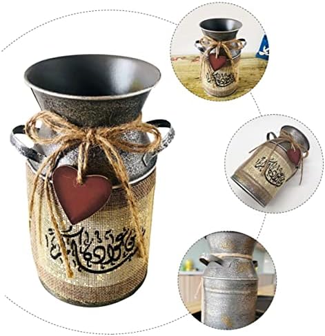 ERINGOGO 2pcs Vintage Flower Bucket Vase