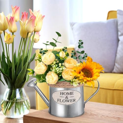 Ciieeo 3pcs Mini Iron Watering Can Flower Vase