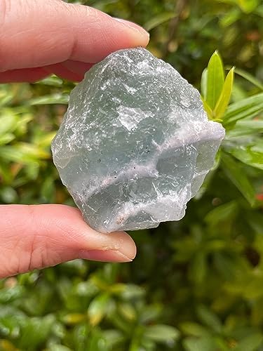 GAF TREASURES Natural Green Fluorite Stone 1 Piece