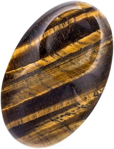 Rockcloud Pack of 2 Tigers Eye Crystal Worry Stones
