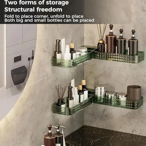 Gdsafs U Shaped Rotating Corner Shelf for Bathroom Kitchen