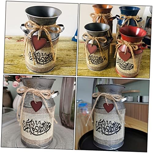 ERINGOGO 2pcs Vintage Flower Bucket Vase