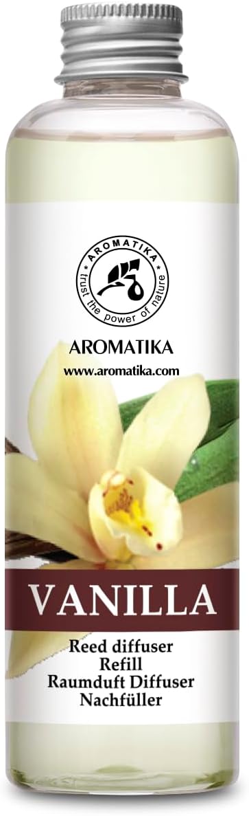 Vanilla Diffuser Refill with Natural Vanilla Essential Oil 68 Fl Oz