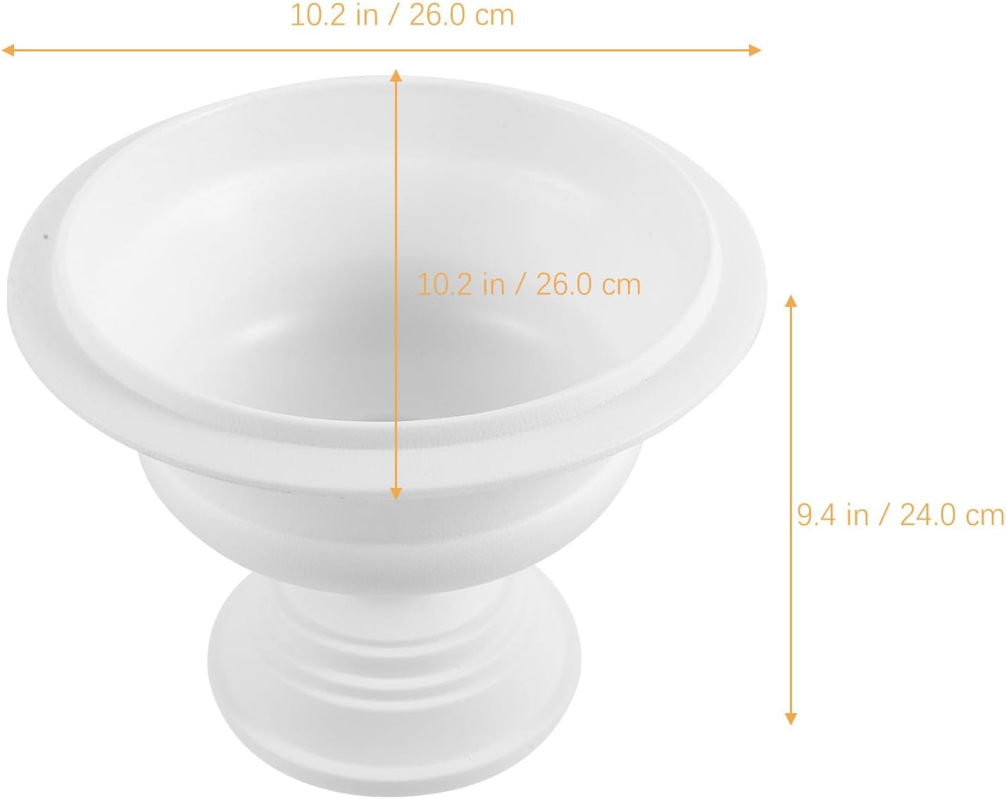 PRETYZOOM Retro Flowerpot Decor Vase for Front Porch