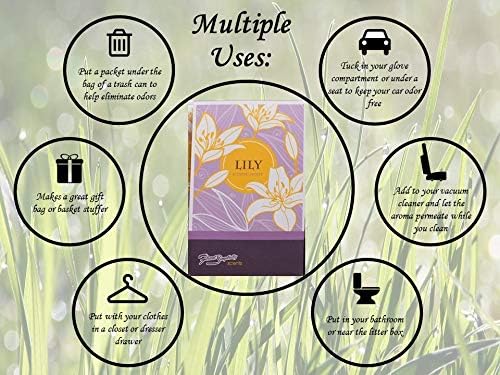 Lily Scented Sachets Pack of 3 - Home Fragrance