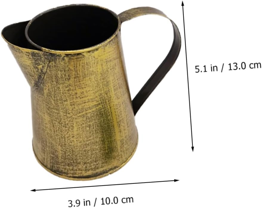 Cabilock Vintage Iron Flower Pot Pitcher Vase