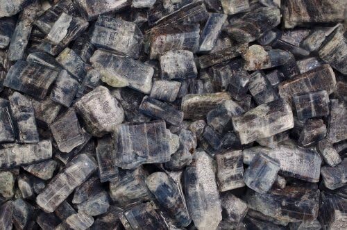 Fantasia 50 Carat Lot Translucent Blue Sapphire and Kyanite Rough Stones