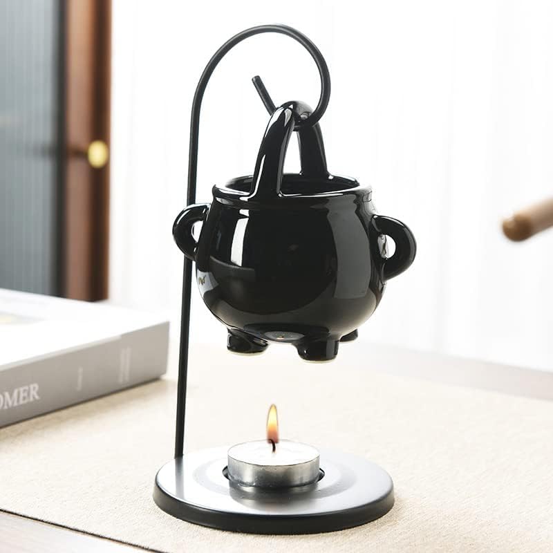 Hanging Pagan Cauldron Oil Burner with Handle