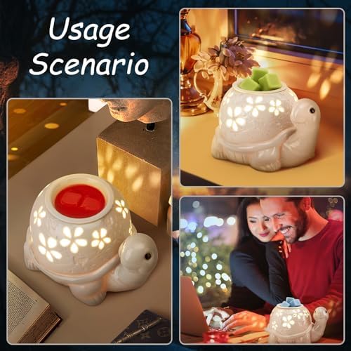 LESES Electric Wax Melter Turtle Warmer with 2 Bulbs
