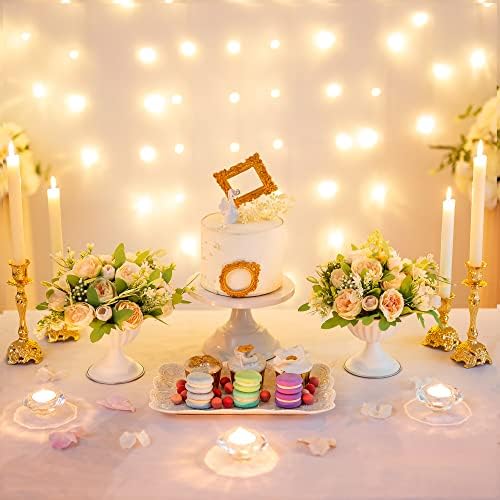 Sziqiqi Modern White Flower Vase for Wedding Centerpieces