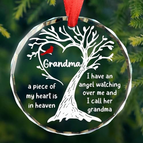 Memorial Gift for Grandma Heartfelt Sympathy Ornament