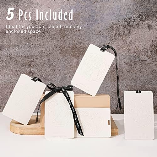 MitFlor Scented Cards for Car Bathrooms Closets 5Pcs