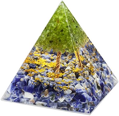 Tumbeelluwa 236in Sodalite Crystal Pyramid Energy Generator