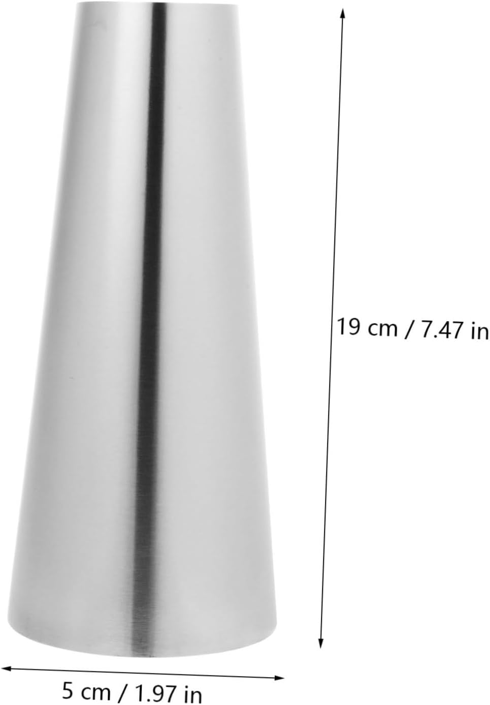 Toyvian Stainless Steel Dried Flower Vase for Home Decor