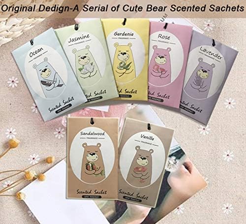 14 Pack Jasmine Scented Sachets for Drawer and Closet
