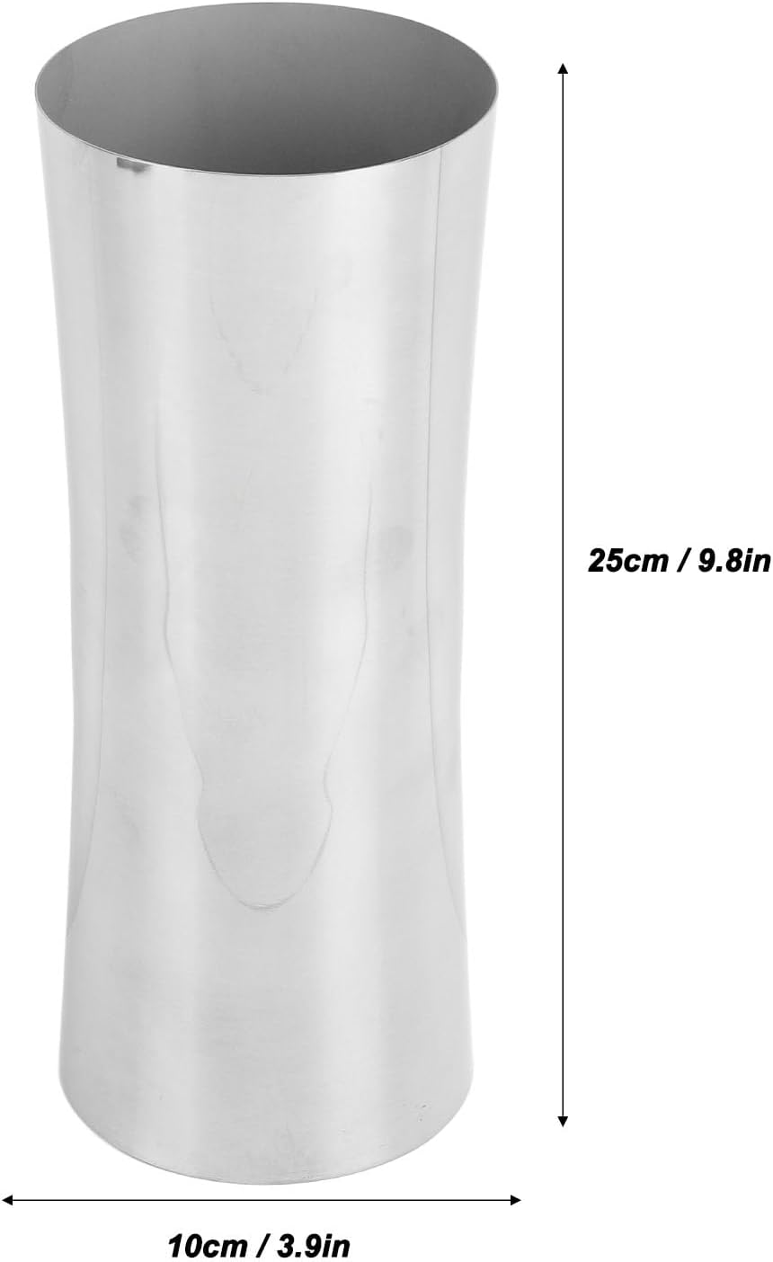 304 Stainless Steel Tall Vase with Unique Waist Shape
