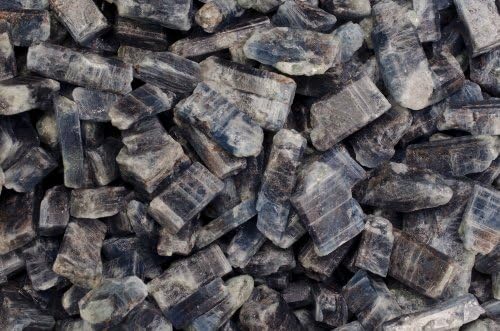 Fantasia 50 Carat Lot Translucent Blue Sapphire and Kyanite Rough Stones